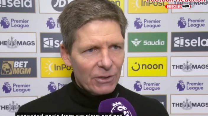 Nottingham forest manager Oliver Glasner angry post match interview, Dismantled premier league officiating in must watch rant following late 1-0 lost to Leeds United