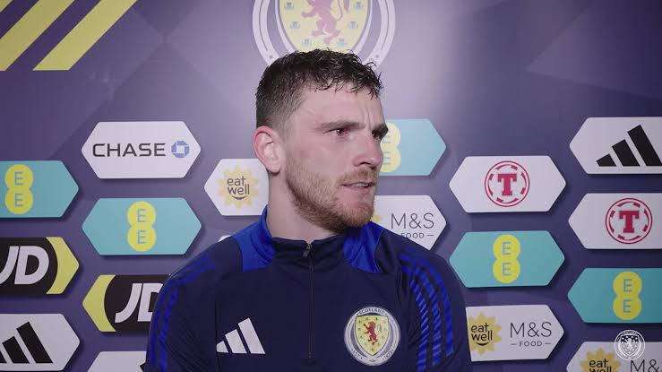 Andrew Robertson Publicly Disgraced Scottish Football Legend Who Criticized Him Over His Leadership, Scotland Captain Delivers Brutal Response in Post Match Interview